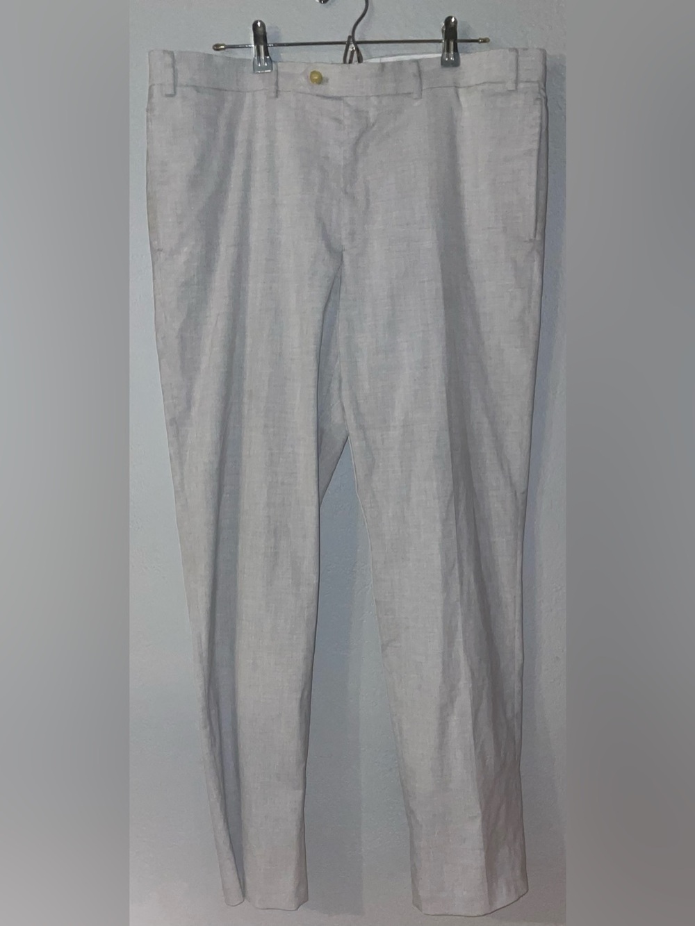 Ralph Lauren Men's Light Gray Dress Pants - Slim Fit